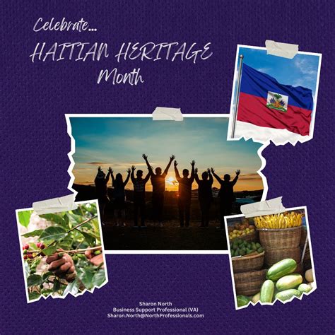 HAITIAN HERITAGE MONTH Haitian Heritage Month is a nationally ...
