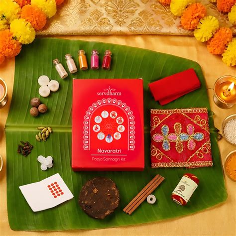 Navratri and Daily Essentials Pooja Samagri Kit – ServDharm