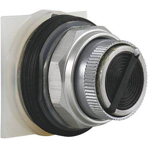 SCHNEIDER ELECTRIC, 30 mm Panel Mount Size, 2 Positions, Short-Handled ...