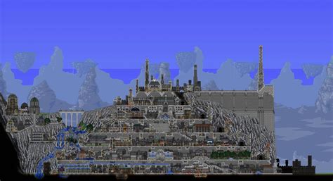 Minas Tirith map for Terraria - Terraria-Game.com