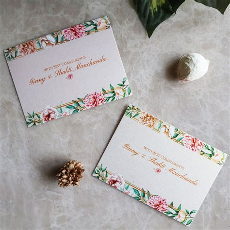 Floral Border Garden Combo Set of Money Envelopes & Gift Tags – Cuckoo ...