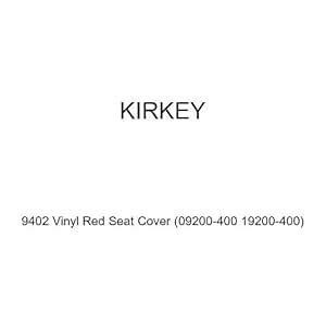 Kirkey 9402 Vinyl Red Seat Cover (09200-400 19200-400) : Amazon.in: Car ...