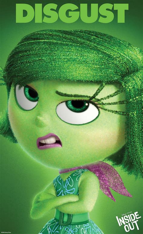 The second character poster from Disney/Pixar's 'Inside Out': Disgust ...
