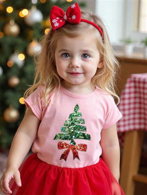 Feliz Natal! Conjunto de Natal para Bebê Menina - Fashionable, Criativo ...