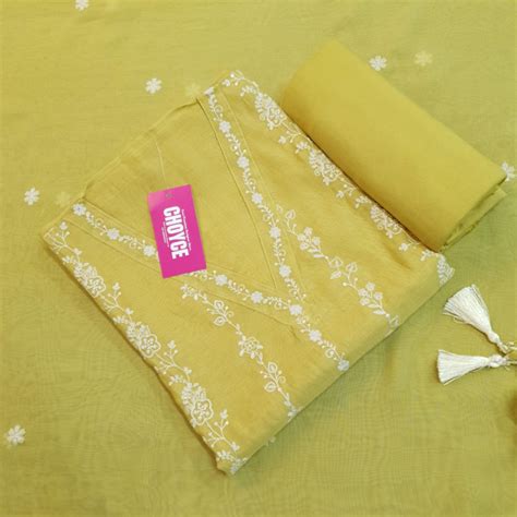 Set 7-27th Aug - Lime Green Mul Chanderi Kurta - Graceful Thread ...
