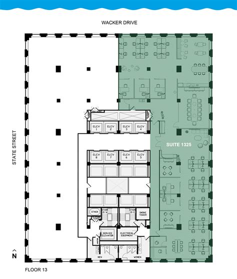 Floor plan - One East Wacker