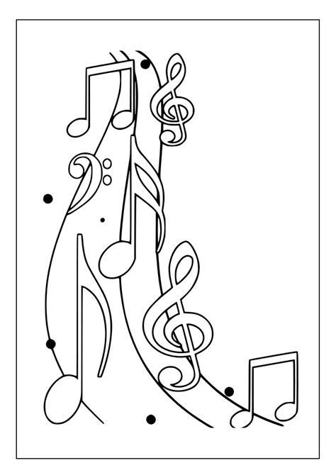 Music Notes Coloring Pages Printable 的图像结果