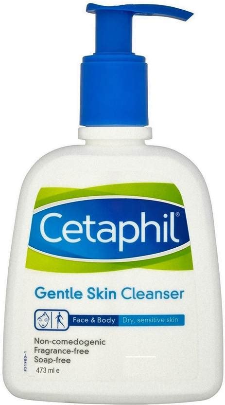 Cetaphil Gentle Skin cleanser for Dry & Sensitive Skin (473ml) Face ...