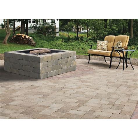 Belgard 4-in H x 12-in L x 8-in D Danville Beige Concrete Retaining ...