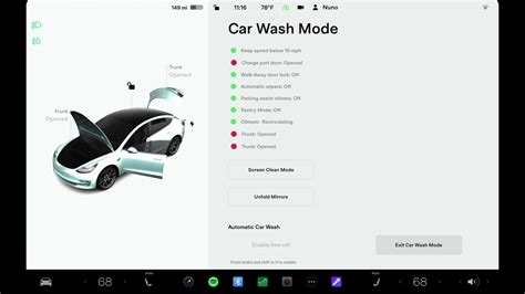 Car Wash Mode Tesla
