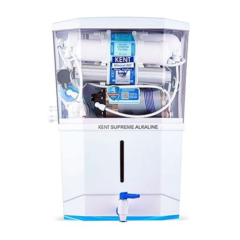 Buy KENT Supreme Alkaline RO+UV Water Purifier | Alkaline pH 8+ Water ...