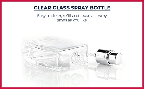 Buy Hunky Dory 60ml Empty Clear Glass Delicated Perfume Decant Spray ...