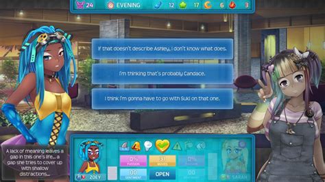 HuniePop 2: Double Date Zoey Questions Guide - Hey Poor Player