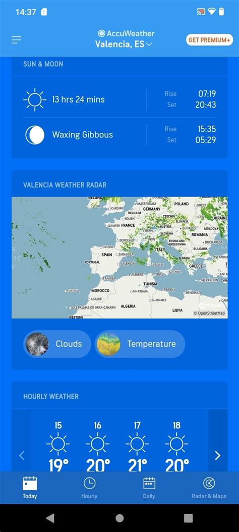 Descargar AccuWeather 21.1 APK Gratis para Android