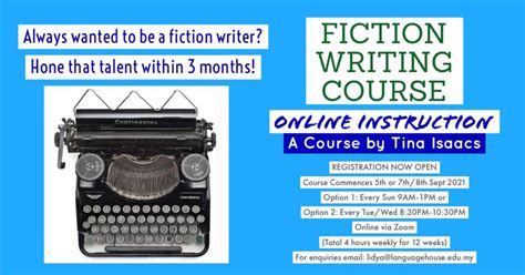 Image result for Writing Fiction Course