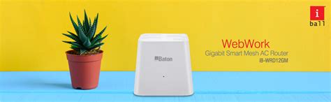 iBall WebWork Gigabit 1200M Smart AC Whole Home Wi-Fi Mesh Router iB ...