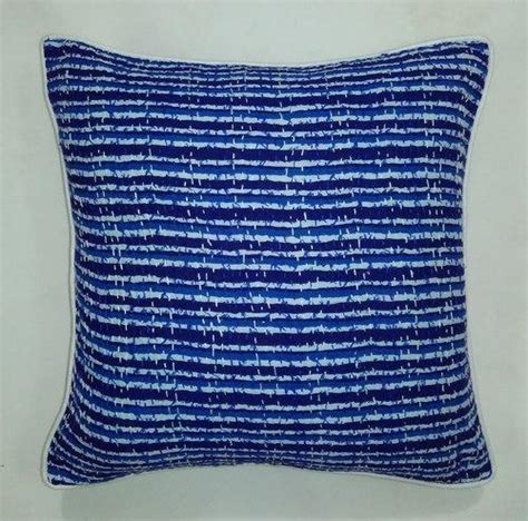 Cotton Cushion Covers - APPLIQUE STONE WASH BEDCOVER Exporter from Jaipur