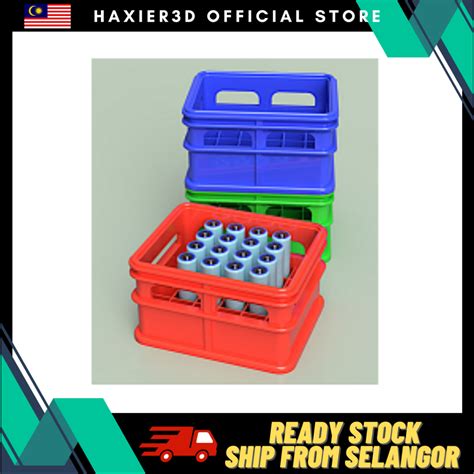 Stackable Crate Battery Holder (Size AA / AAA Battery) Perfect For Organizing Batteries | Shopee ...