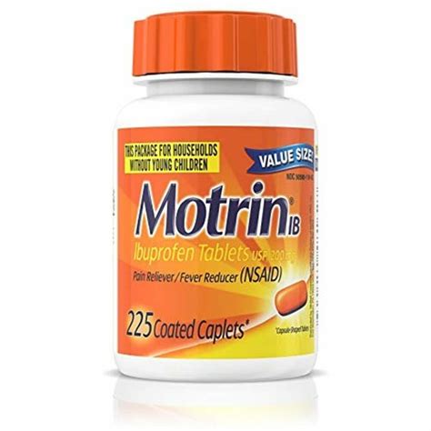 Motrin IB, Ibuprofen 200mg Tablets for Fever, Muscle India | Ubuy