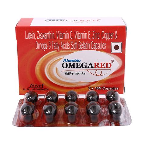 Omegared Capsule 10's Price, Uses, Side Effects, Composition - Apollo ...