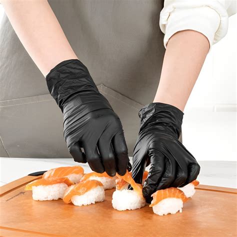 100 Pcs Black Cooking Gloves | Black Gloves for Cooking | Best ...