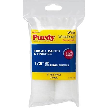 Purdy 140626033 Jumbo Mini Colossus Roller Replacement, 2-Pack, 6-1/2 ...