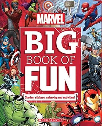 Buy Marvel Big Book of Fun Book Online at Low Prices in India | Marvel ...