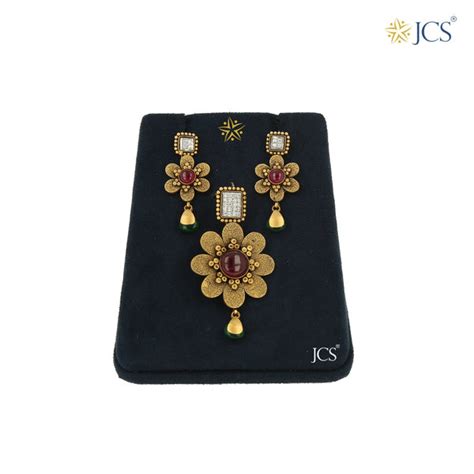 Flora Pendant Set_JGPS3056 – JCS JEWEL CREATIONS