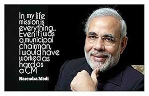 BALDAU PRINTS Narendra Modi Wall Poster For Room (Gloss Laminated ...