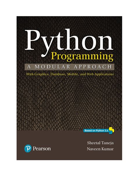 S Taneja python - Useful for beginner - PYTHON PROGRAMMING: A MODULAR ...