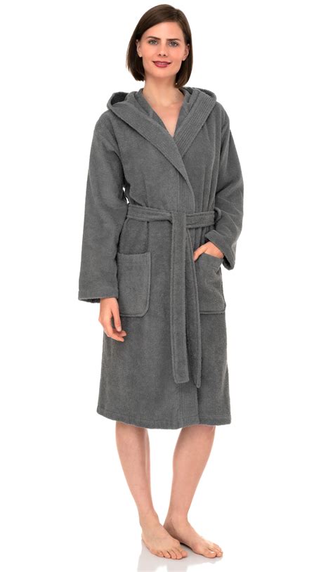 Hooded Terry Cloth Robes Women