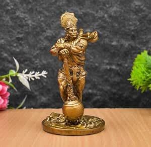 Buy Archna Handicraft Polyresin Lord Hanuman Ji Idol Bajrangbali in ...