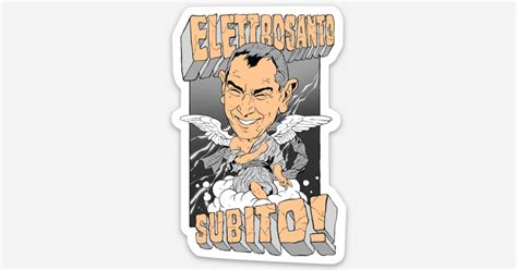 LUCA GIURATO ELETTROSANTOSUBITO by Samuel Ricci | Fabric stickers ...