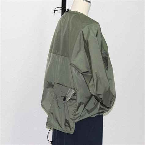 ノーカラーブルゾン（カーキ） [F] | GREIN SHOP
