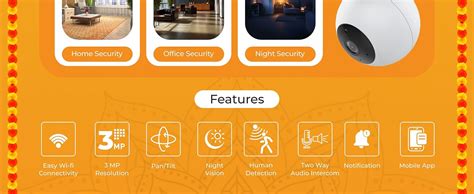 Buy Trueview 3MP Smart CCTV Wi-fi Home Security Camera, 360° View, 2 ...