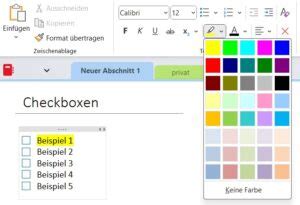 Image result for OneNote Checkbox