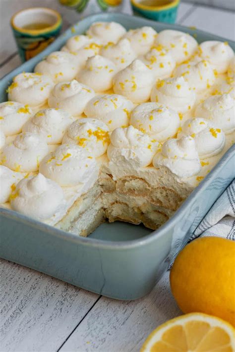 Easy Limoncello Tiramisu | The Marble Kitchen | Recipe | Lemon recipes ...