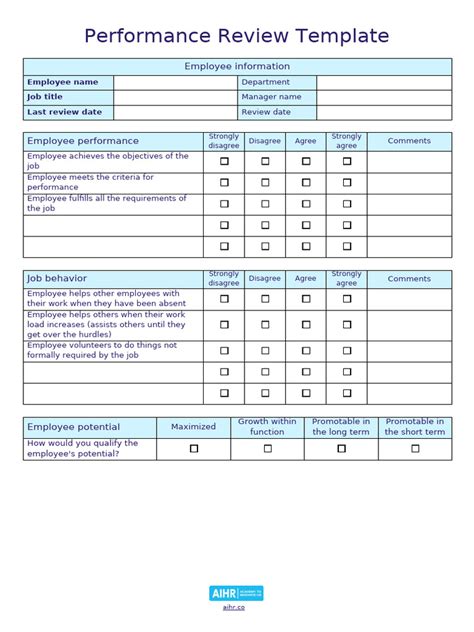 Performance Review Examples PDF 的图像结果