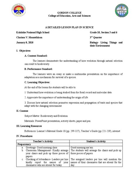 Image result for Lesson Plan for New Curriculum for Basic Science