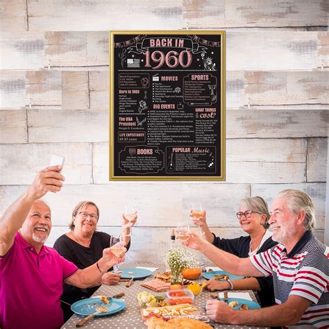 Buy 61 Years Ago Birthday or Wedding Anniversary Poster 11 x 14 Party ...