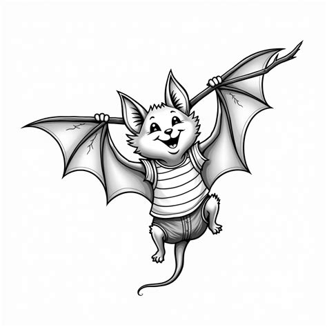 Bat Hanging Upside Down | Stable Diffusion Online