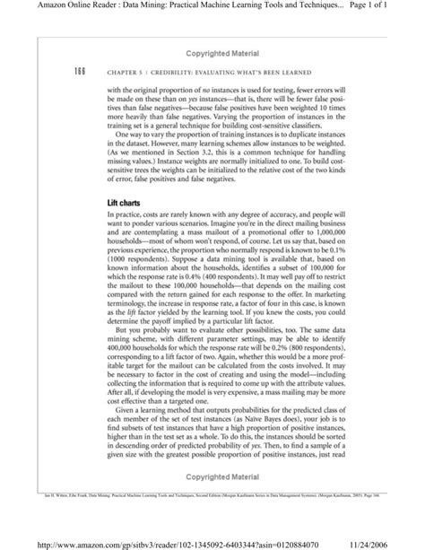 Lift Chart Python 的图像结果