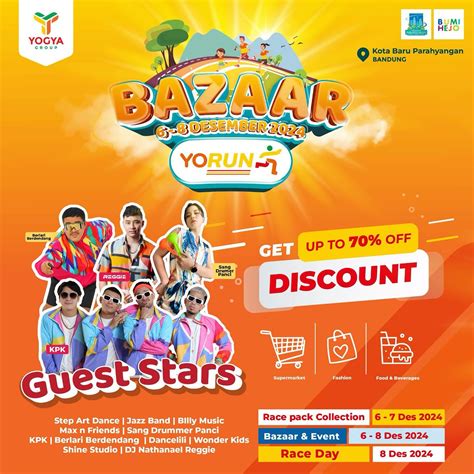 Bazaar YoRun 2024: Event Meriah di Kota Baru Parahyangan, Bandung ...