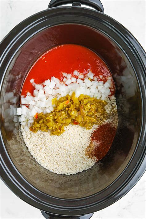 Crockpot Spanish Rice Recipe - Marathons & Motivation