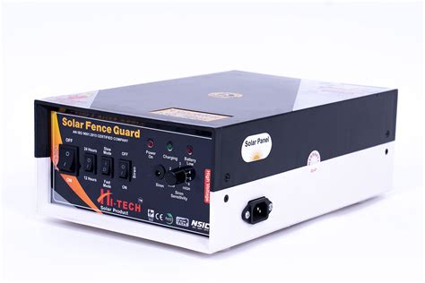 HI-TECH solar product AC and DC Zatka Machine Solar Fence Energizer 45 ...