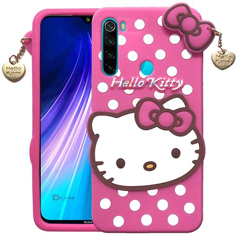 Dgeot® Hello Kitty Back Case Cover | 3D Cute Hello Kitty | Soft ...