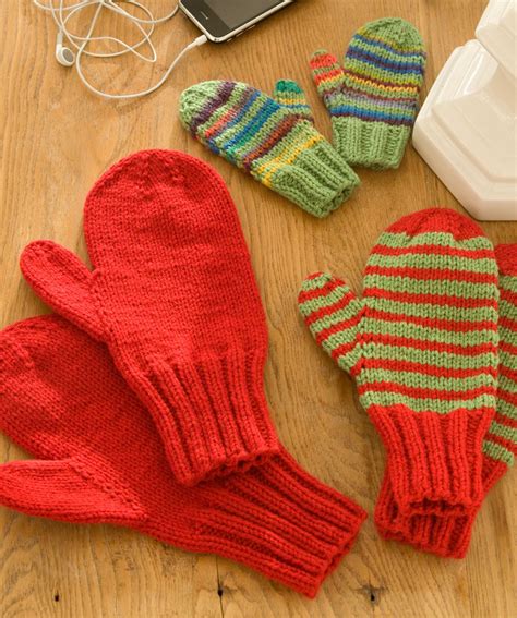 Image result for Basic Knitted Mitten Pattern