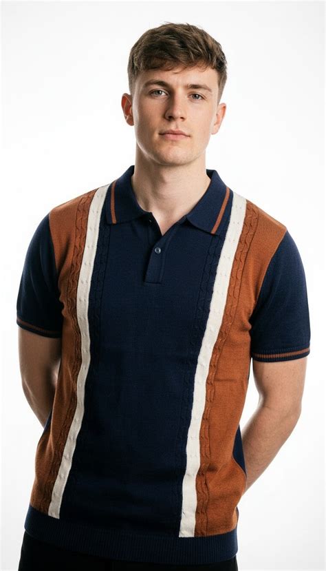 ARZO Heritage Stripe Polo – Arzo Fashion