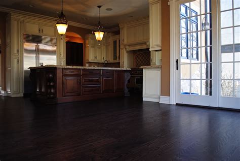 Dark Mahogany Wood Floors
