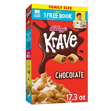 Kellogg's Krave Chocolate Breakfast Cereal, 17.3 oz - Walmart.com